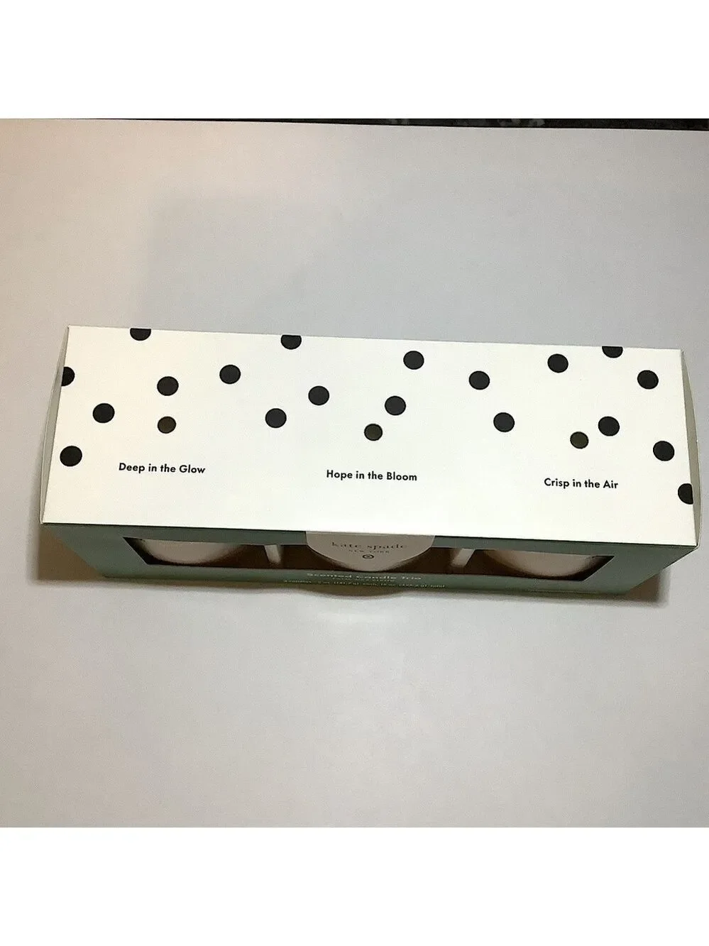 Kate Spade x Target Scented Candle 3 Pack New In Box